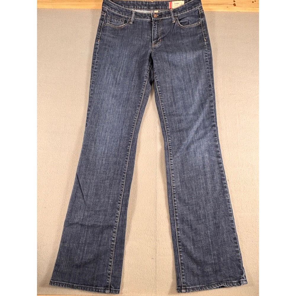 Gap Classic Stretch Bootcut Jeans Dark Wash‎ Blue Denim Womens Mid Rise 54023 G